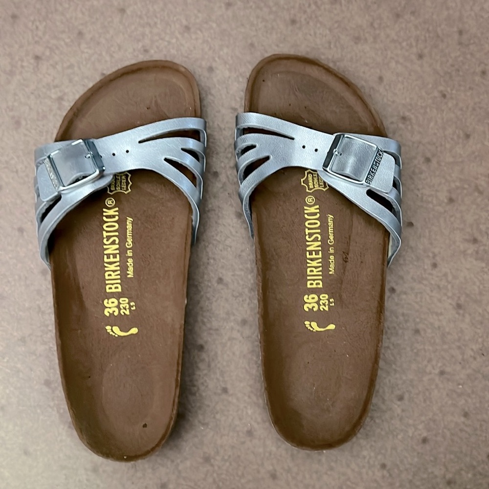 Birkenstock Gray Granada Slide